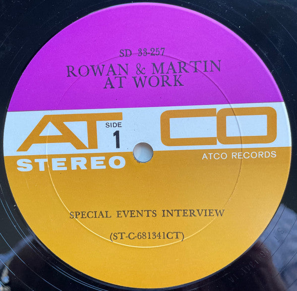 Rowan & Martin : Rowan & Martin At Work (LP, Album, Ter)