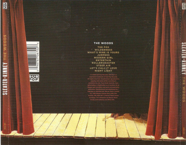 Sleater-Kinney : The Woods (CD, Album)