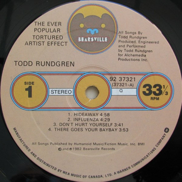 Todd Rundgren : The Ever Popular Tortured Artist Effect (LP, Album)