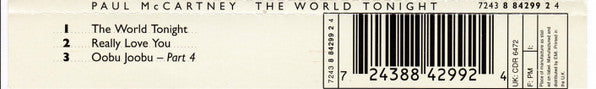 Paul McCartney : The World Tonight (CD, Single, CD2)