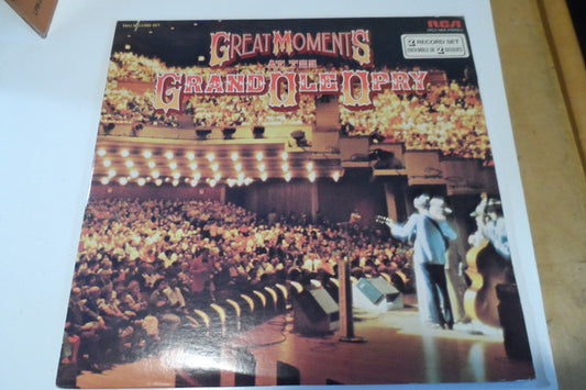 Various : Great Moments At The Grand Ole Opry (2xLP, Comp, Gat)