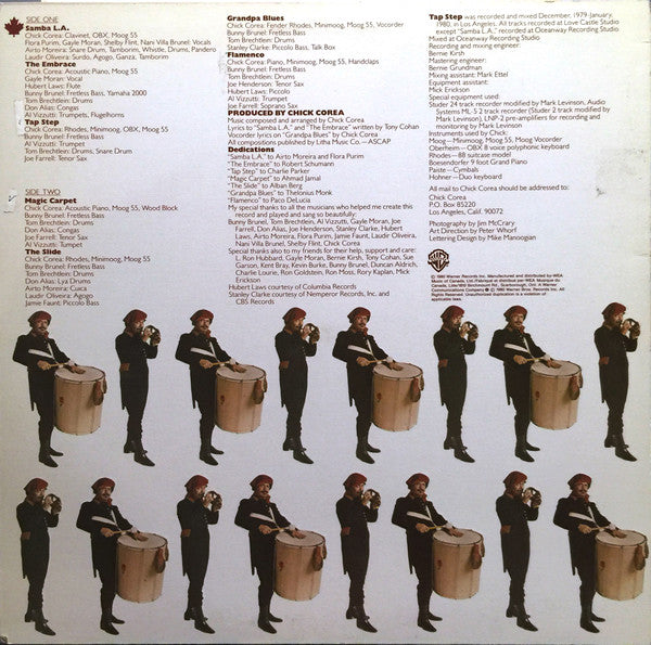 Chick Corea : Tap Step (LP, Album)