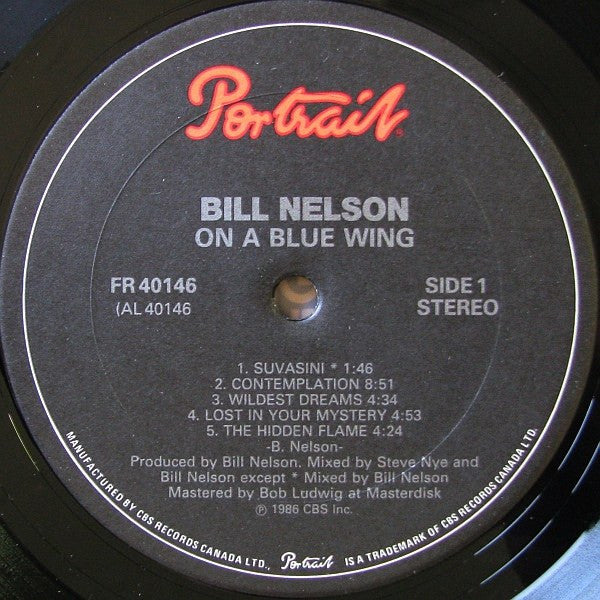 Bill Nelson : On A Blue Wing (LP, Album)