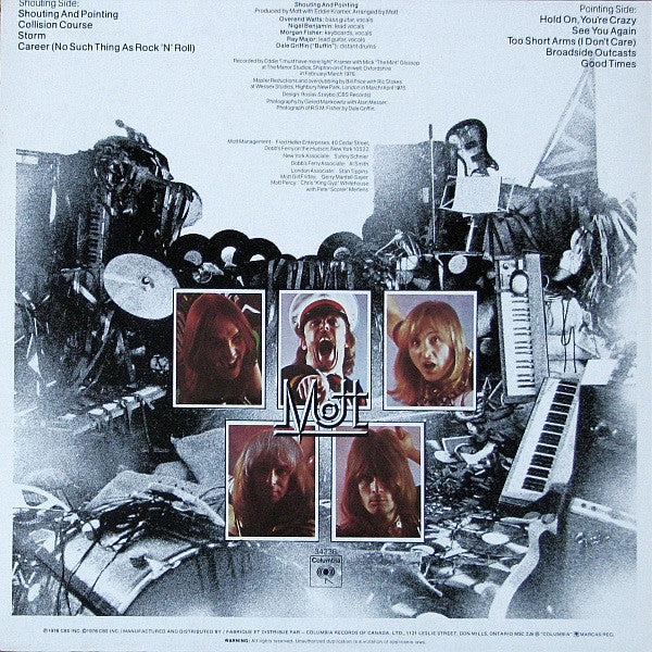 Mott (3) : Shouting And Pointing (LP, Album)