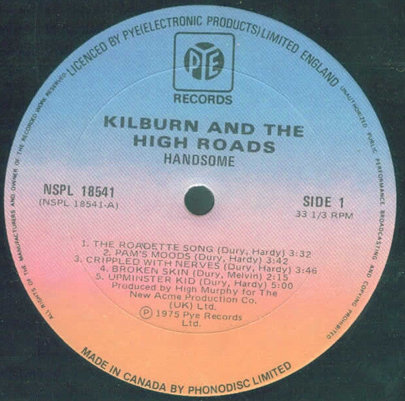 Kilburn & The High Roads : Handsome (LP)