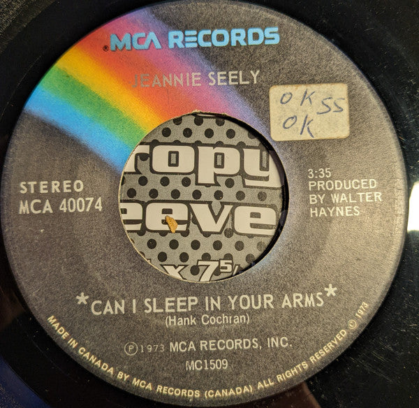 Jeannie Seely : Can I Sleep In Your Arms (7")