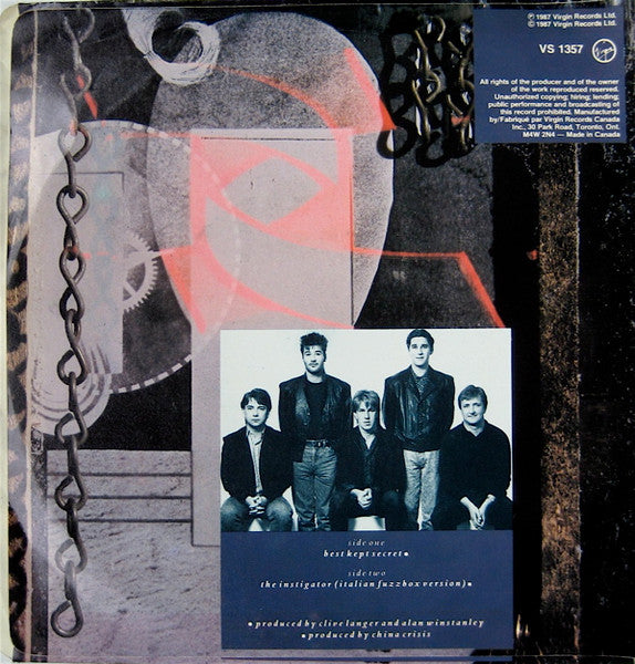 China Crisis : Best Kept Secret (7", Single)