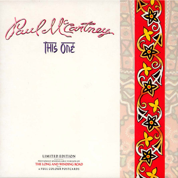 Paul McCartney : This One (7", Single, Ltd, Pos)