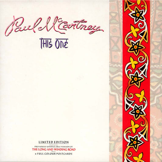 Paul McCartney : This One (7", Single, Ltd, Pos)