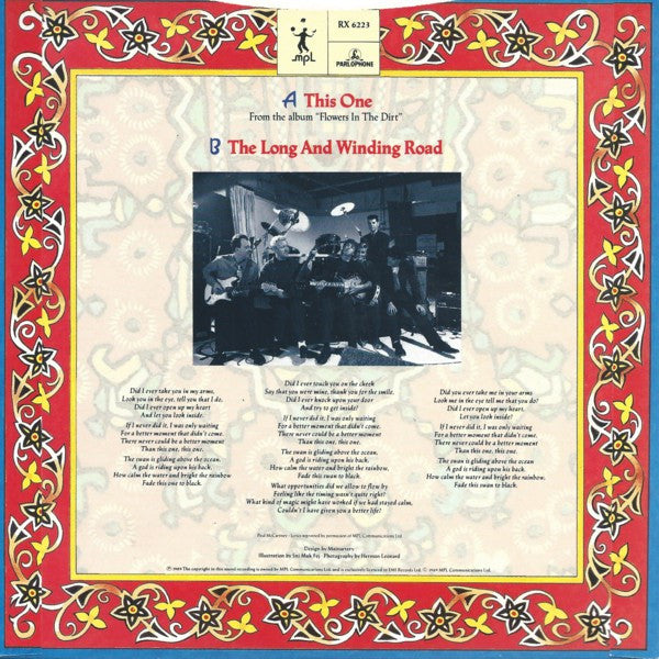 Paul McCartney : This One (7", Single, Ltd, Pos)