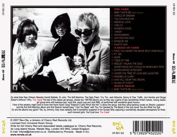 The Cake (2) : More Of The Cake Please (CD, Comp, Mono)