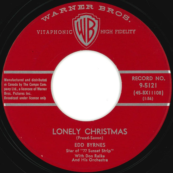 Edd "Kookie" Byrnes With Warren Barker And His Orchestra : Yulesville (7", Single)