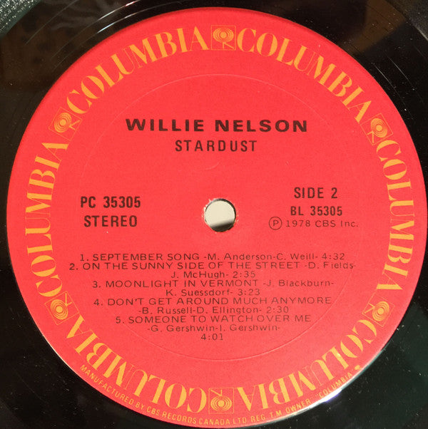 Willie Nelson : Stardust (LP, Album)