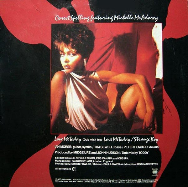 Corect Spelling : Love Me Today (12", Single)
