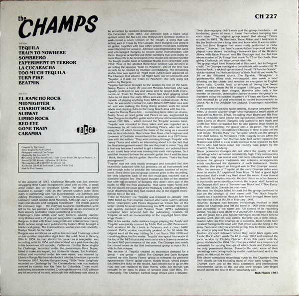 The Champs : Tequila (LP, Comp, Mono)