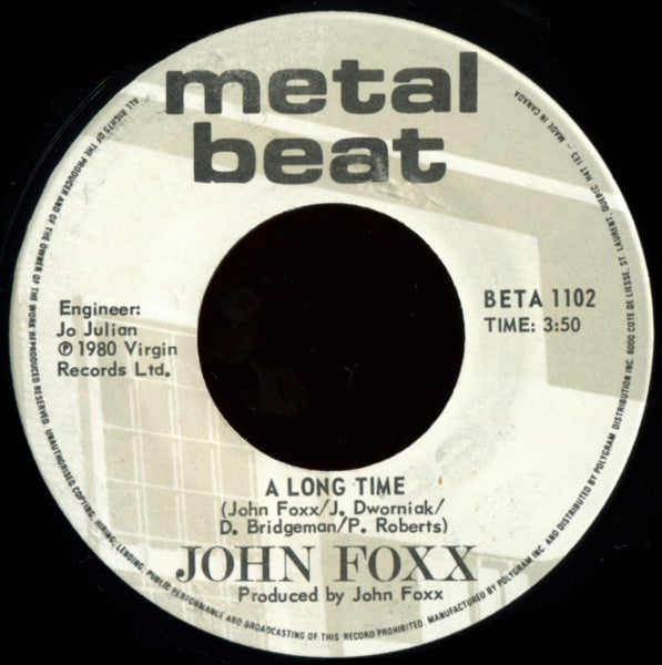 John Foxx : Miles Away (7", Single)