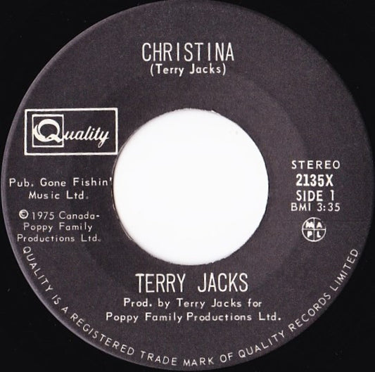 Terry Jacks : Christina (7")