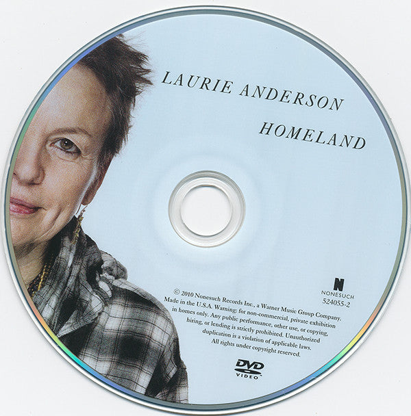 Laurie Anderson : Homeland (CD, Album + DVD-V, NTSC)