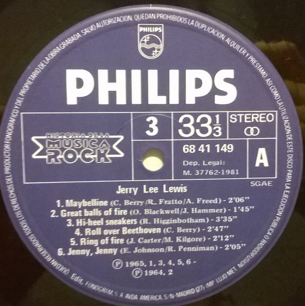 Jerry Lee Lewis : Jerry Lee Lewis (LP, Comp, RE)