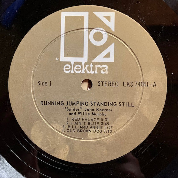 John Koerner & Willie Murphy : Running, Jumping, Standing Still (LP, Album, Gol)
