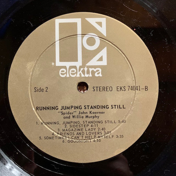John Koerner & Willie Murphy : Running, Jumping, Standing Still (LP, Album, Gol)