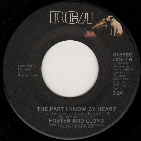 Foster And Lloyd : Crazy Over You (7")