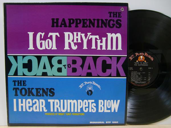 The Happenings / The Tokens : Back To Back (LP, Comp, Mono, Abb)