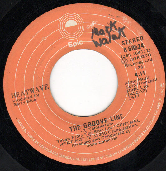 Heatwave : The Groove Line / Happiness Togetherness (7", Single)