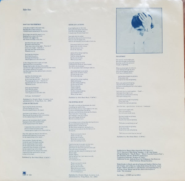 Chris de Burgh : The Getaway (LP, Album, Don)