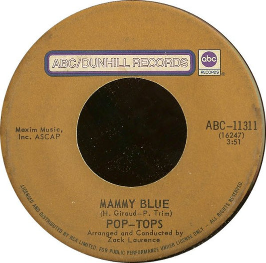 Pop-Tops* : Mammy Blue (7", Single)