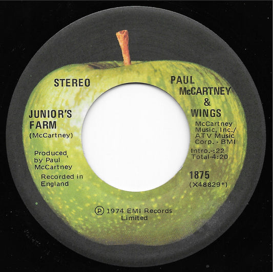 Wings (2) : Junior's Farm (7", Single)