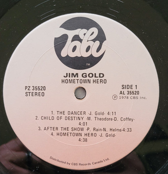 Jim Gold : Hometown Hero (LP, Album)