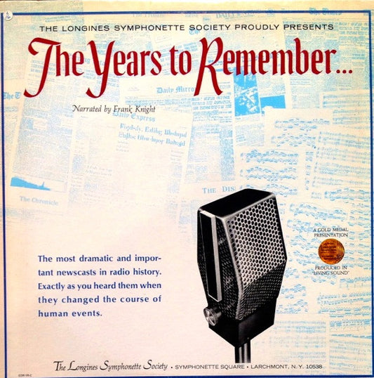 Frank Knight : The Years To Remember... (LP, Album)
