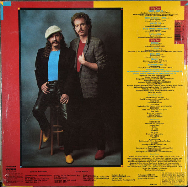 Bellamy Brothers : Restless (LP, Album, Glo)