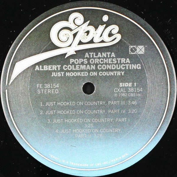 Atlanta Pops Orchestra : Just Hooked On Country (LP)