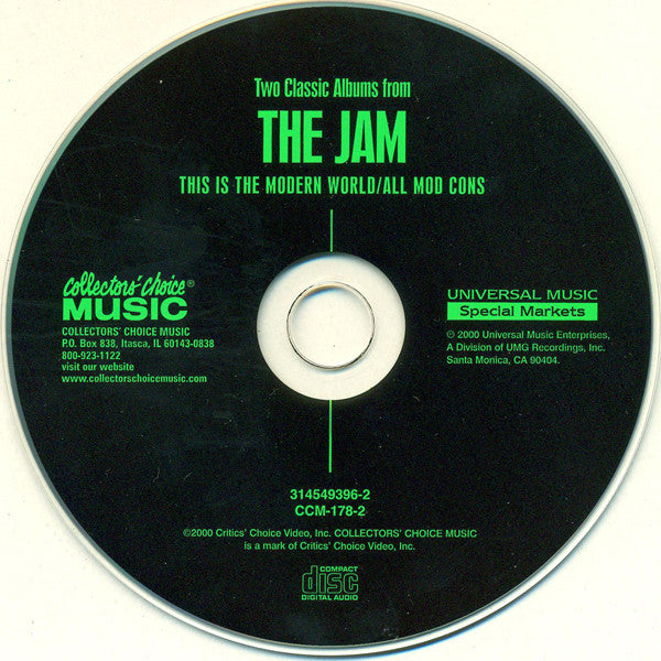 The Jam : This Is The Modern World / All Mod Cons (CD, Comp)