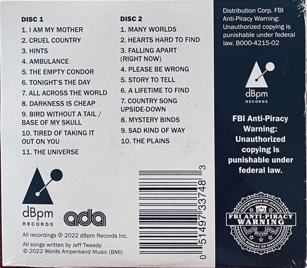 Wilco : Cruel Country (2xCD, Album, RSD, Ltd, S/Edition)