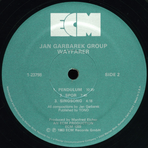 Jan Garbarek Group : Wayfarer (LP, Album)