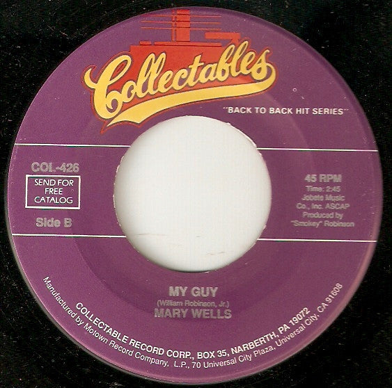 Mary Wells : What's Easy For Two Is So Hard For One (7", Single, RE)