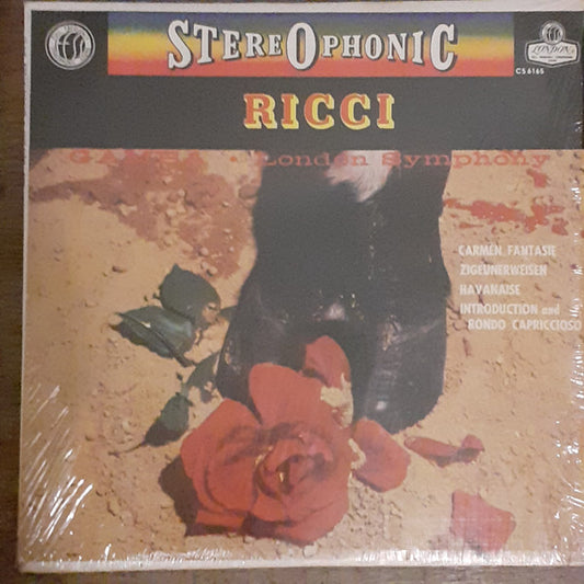 Ruggiero Ricci, Pierino Gamba, London Symphony Orchestra : Carmen Fantaisie / Zigeunerweisen / Havanaise / Introduction And Rondo Capriccioso (LP, Album, RE)