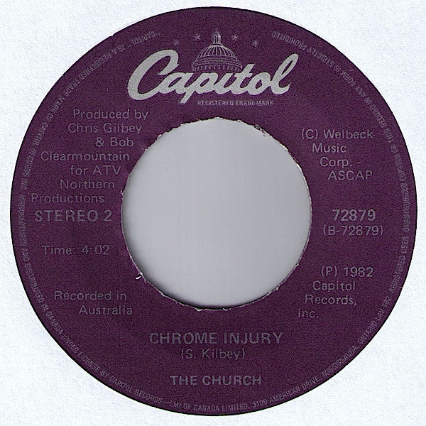 The Church : Too Fast For You (7", Single)