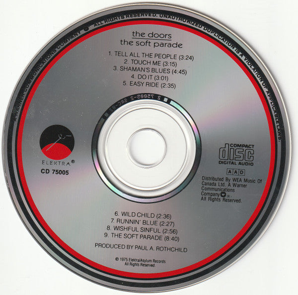 The Doors : The Soft Parade (CD, Album, RE, RM, SRC)