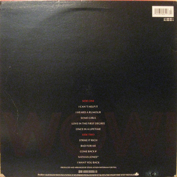 Bananarama : Wow! (LP, Album)