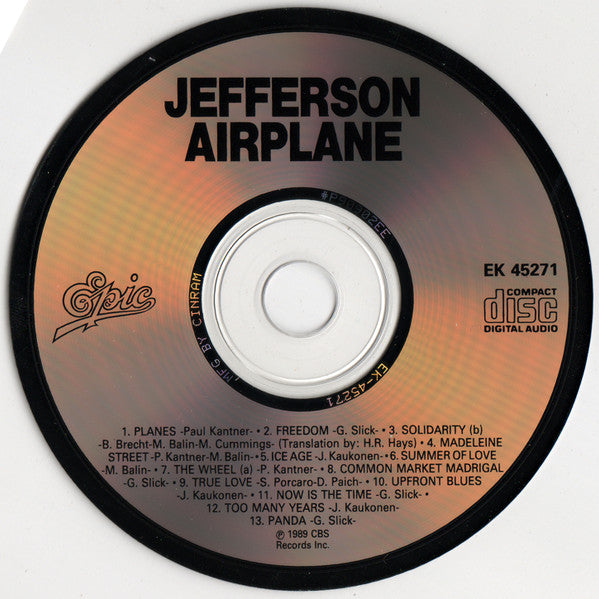 Jefferson Airplane : Jefferson Airplane (CD, Album)