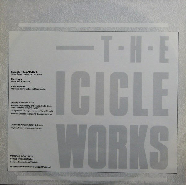 The Icicle Works : If You Want To Defeat Your Enemy Sing His Song (LP, Album + 12", Comp, Smplr)