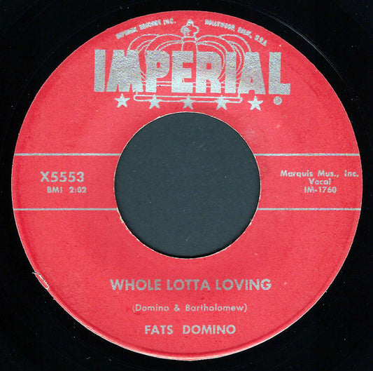 Fats Domino : Whole Lotta Loving / Coquette (7", Single)