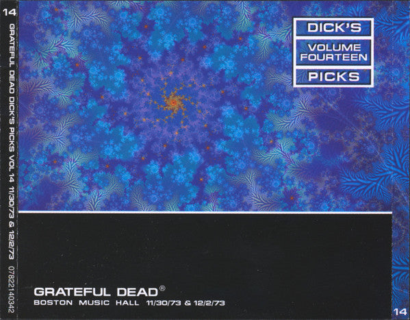 The Grateful Dead : Dick's Picks Volume Fourteen: Boston Music Hall 11/30/73 & 12/2/73 (4xCD, Album, RP, Sho)