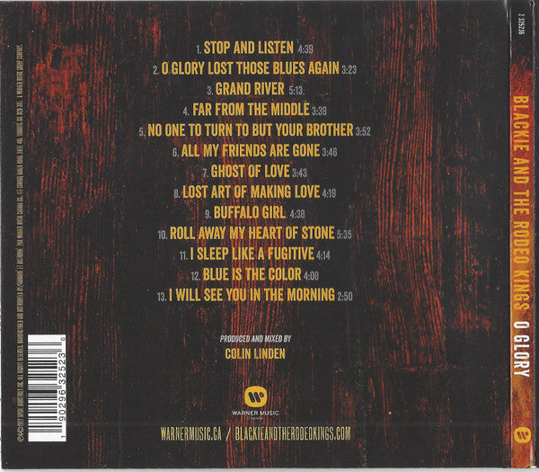 Blackie And The Rodeo Kings : O Glory (CD, Album)