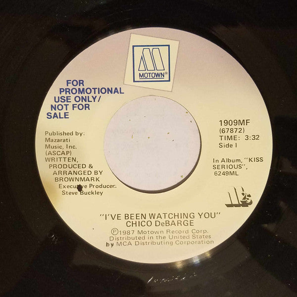 Chico DeBarge : I've Been Watching You (7", Promo)