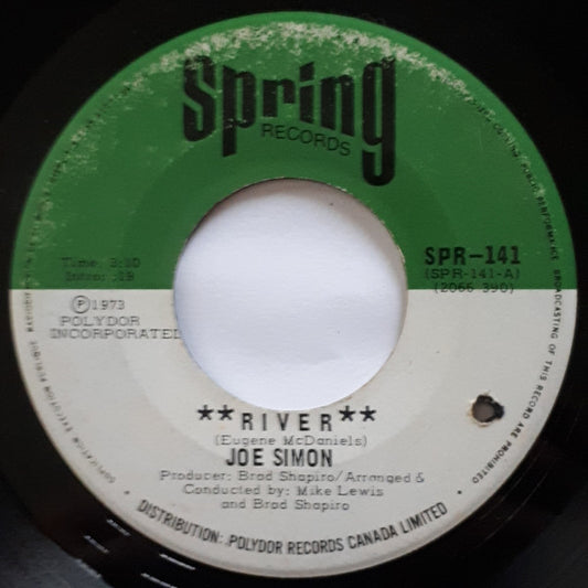 Joe Simon : River / Love Never Hurt Nobody (7")